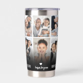 Gourde Isotherme Personalized Best Dad Ever 8 Photo Collage Father (Gauche)