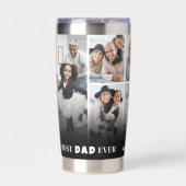 Gourde Isotherme Personalized Best Dad Ever 8 Photo Collage Father (Extérieur)