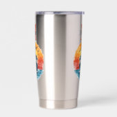 Gourde Isotherme Personalized Cruise Ship Sunset Vacation (Gauche)