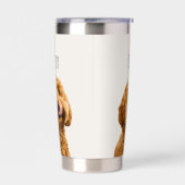 Gourde Isotherme Personalized Dog Photo (Gauche)