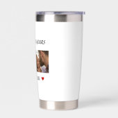 Gourde Isotherme Personalized Love Water Bottle Couple Photo Gift (Gauche)