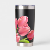 Gourde Isotherme Personalized Modern Image Custom Insulated Tumbler (Couvercle)