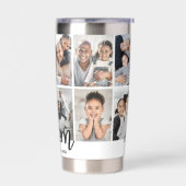 Gourde Isotherme Personalized Mom Photo Collage Mother (Gauche)