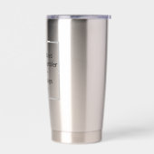 Gourde Isotherme Personalized Water Bottle – Custom Design (Gauche)