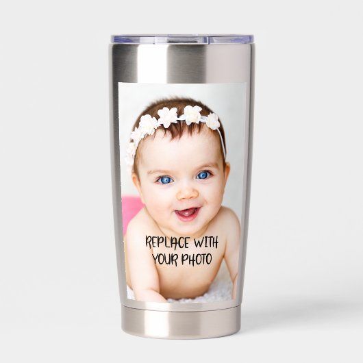 Gourde Isotherme Personnalisé (2 côtés) (Extérieur)