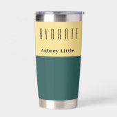 Gourde Isotherme Personnalisé à deux tons (Gauche)