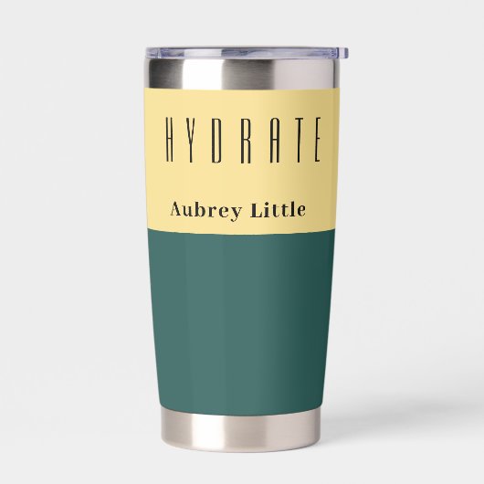 Gourde Isotherme Personnalisé à deux tons (Gauche)