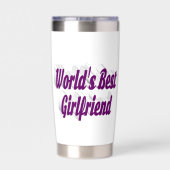 Gourde Isotherme Petite amie à moitié violette (Couvercle)