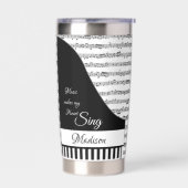 Gourde Isotherme Piano personnalisé (Gauche)