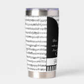 Gourde Isotherme Piano personnalisé (Extérieur)
