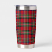 Gourde Isotherme Plaid Elegant Rustic Stewart Tartan (Gauche)