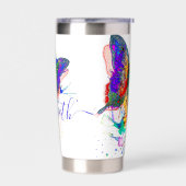 Gourde Isotherme Plateau papillon personnalisé (Gauche)