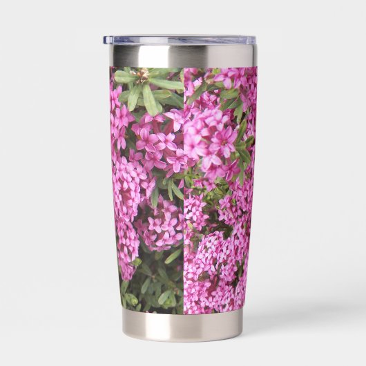 Gourde Isotherme Plutôt rose Daphné Floral (Gauche)