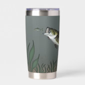 Gourde Isotherme Poisson de basse personnalisée sous l'eau (Extérieur)