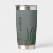 Gourde Isotherme Poisson de basse personnalisée sous l'eau (Gauche)