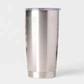 Gourde Isotherme Poulet Abstrait (Gauche)