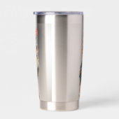 Gourde Isotherme Poulet Abstrait (Gauche)