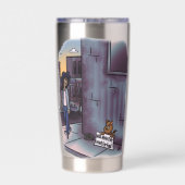 Gourde Isotherme Poussette isolée pour chat (Couvercle)