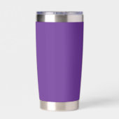 Gourde Isotherme Purple F, Flourish Travel Tumbler (Couvercle)