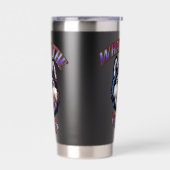 Gourde Isotherme Quel Aimant d'Empreinte de Patte de Fluff (Gauche)