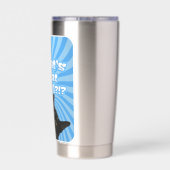 Gourde Isotherme Qu'Est-Ce Que Ça Sent Épic Tuxedo Photo Chat (Couvercle)