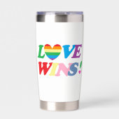 Gourde Isotherme Rainbow Love Wins LGBT (Extérieur)