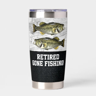 Gourde Isotherme Retraité Gone Pêche à grande bouche Basse Russe Co
