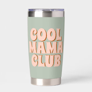 Gourde Isotherme Retro Mothers Day Mama club Cool Blue Pink