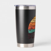Gourde Isotherme Retro Sunset Horizon Graphic Mug' (Gauche)