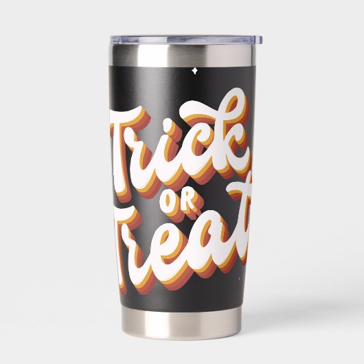 Gourde Isotherme Retro Trick ou Treat (Gauche)