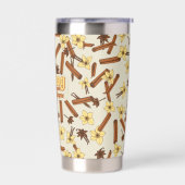 Gourde Isotherme Saison Eggnog Paruline Isolée Personnalisée (Gauche)