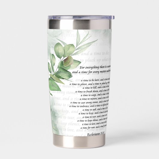 Gourde Isotherme Saisons et verdure temporelle (Gauche)