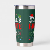 Gourde Isotherme Santa’s Favorite Nurse (Gauche)