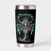 Gourde Isotherme Scorpio Zodiac Art for October 23–November 21 (Extérieur)