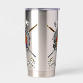 Gourde Isotherme Scott Clan Badge Tartan & Swords (Gauche)