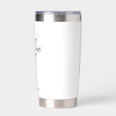 Gourde Isotherme Script moderne Salons personnalisés (Couvercle)