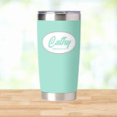 Gourde Isotherme Seafoam Stylisé Mariage Bridesmaid