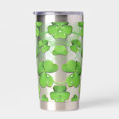 Gourde Isotherme Shamrock vert St Patrick's (Gauche)