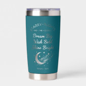 Gourde Isotherme Shine Bright Starry Nights Teal Tumbler (Extérieur)