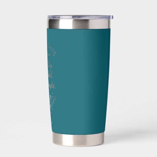 Gourde Isotherme Shine Bright Starry Nights Teal Tumbler (Gauche)
