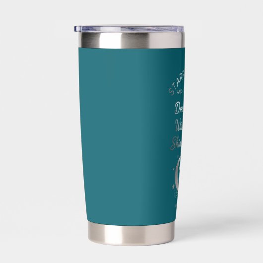 Gourde Isotherme Shine Bright Starry Nights Teal Tumbler (Gauche)