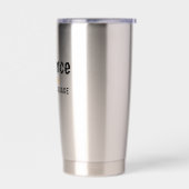 Gourde Isotherme Silence Is My Love Language Quote Design (Gauche)