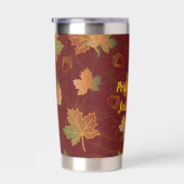 Gourde Isotherme Simplement rester immobile feuilles d'automne (Gauche)