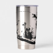 Gourde Isotherme Sleeping whiskers in winter hush (Gauche)