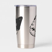 Gourde Isotherme Sleeping whiskers in winter hush (Gauche)