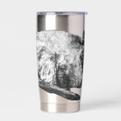 Gourde Isotherme Soft curl in festive calm (Gauche)