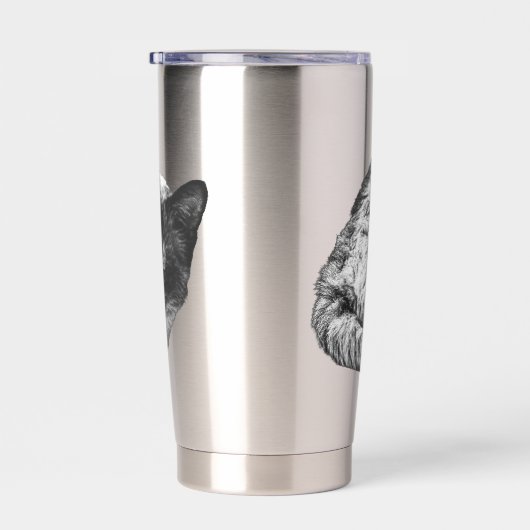 Gourde Isotherme Soft curl in festive calm (Gauche)