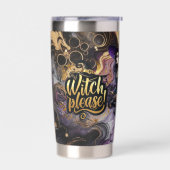 Gourde Isotherme Sorcière S'Il Vous Plaît ! Imaginaire gothique Pag (Gauche)