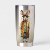 Gourde Isotherme Souris Abstraite Funky Homme (Couvercle)