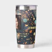 Gourde Isotherme Sparkles Custom Logo Photo Business (Gauche)